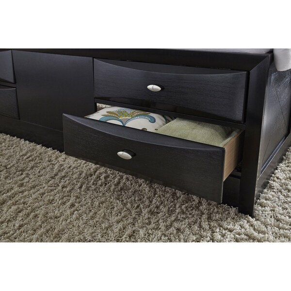 Global Furniture Usa Transitional  Linda Black King Bed Group - 2866