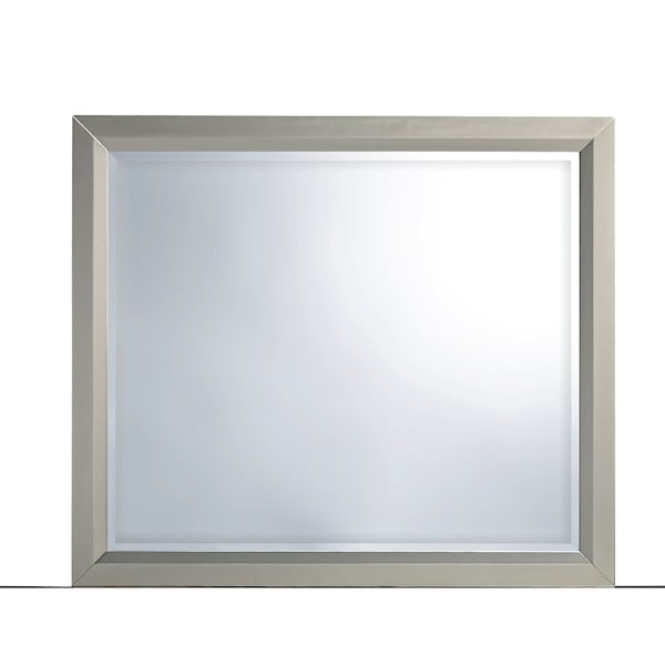 Global Furniture Usa Transitional Glam Mirrored Riley Silver Full Bed Group - 2881