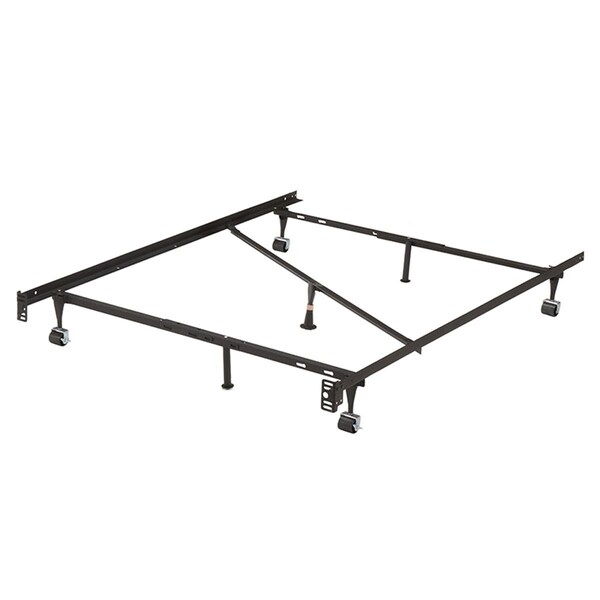 D2D Technologies Heavy Duty Adjustable Metal Bed Frame - Queen Full & Twin Size - D23002139