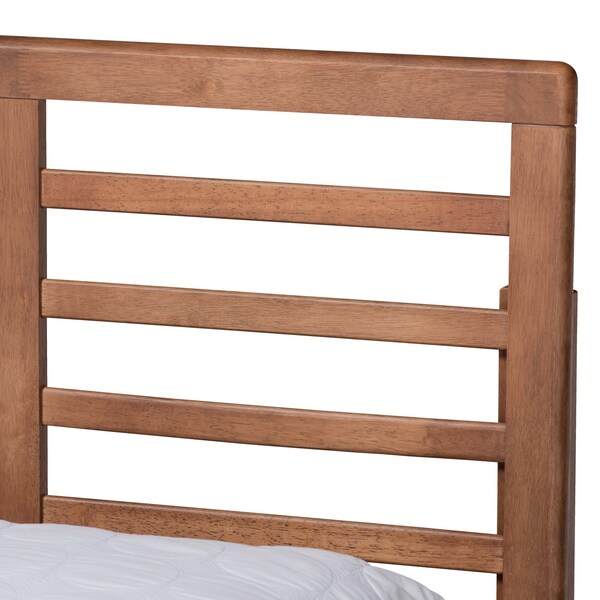 Baxton Studio Piera Modern Ash Walnut Brown Finished Wood Queen Size 3-Drawer Storage Bed - 175-9423-9621-ZORO