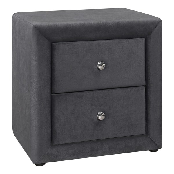 Monarch Specialties Bed, Queen Size, Platform, Bedroom, Frame, Upholstered, Linen Look, Wood Legs, Beige, Black - I 5605Q