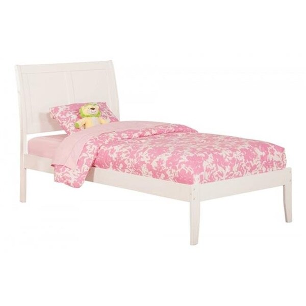 Atlantic Furniture Atlantic Furniture AR8921032 Portland Bed; White - Twin - AR8921032