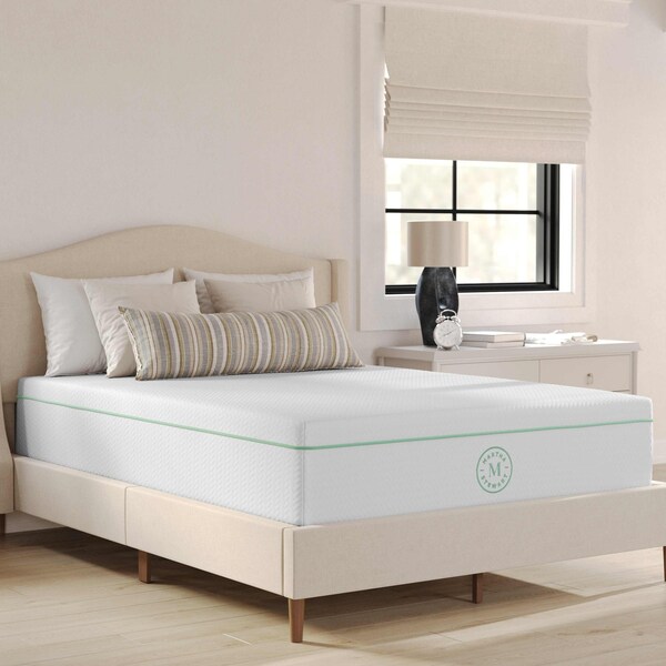 Martha Stewart SleepComplete 12 Inch Full Medium Firm Triple-Action Cooling Gel Memory Foam Mattress - CL-MODD1-12F-MS
