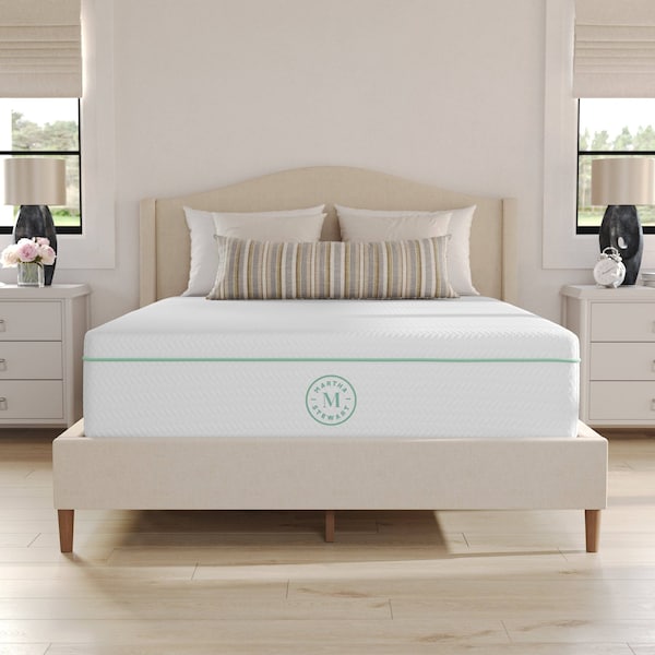 Martha Stewart SleepComplete 12 Inch Full Medium Firm Triple-Action Cooling Gel Memory Foam Mattress - CL-MODD1-12F-MS