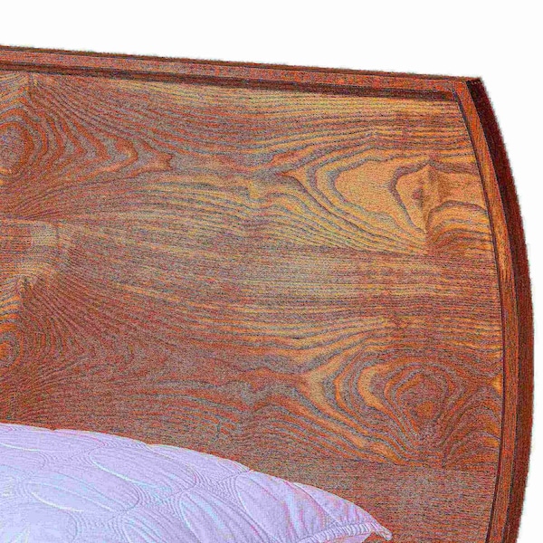 Baxton Studio Aimi Mid-Century Modern Walnut Brown Finished Wood Queen Size Platform Bed - 183-11114-9408-ZORO