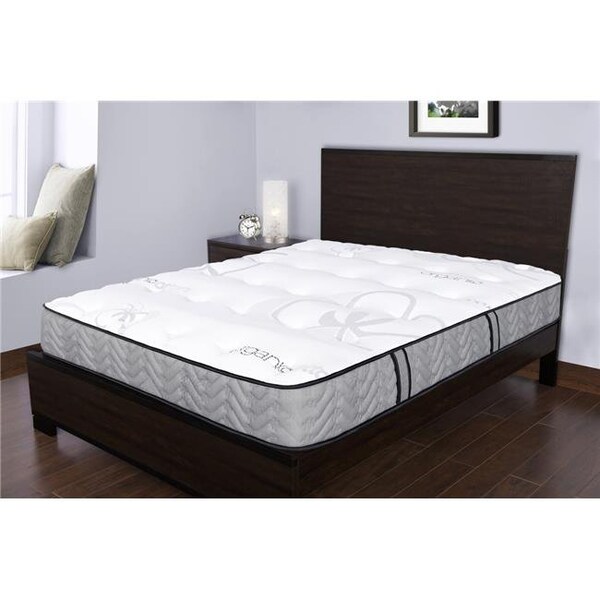 Spectra Mattress Spectra Mattress SS571001F 11.5 in. Orthopedic Organic Medium Firm Quilted Top Double Sided Pocketed Coil - Full - SS571001F