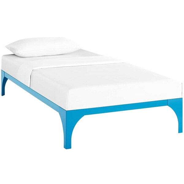 Modway Furniture Ollie Twin Size Bed Frame, Light Blue - MOD-5430-LBU