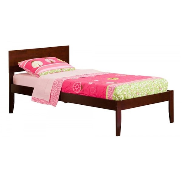 Atlantic Furniture Orlando Bed, Antique Walnut - Twin - AR8121034
