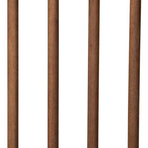 Baxton Studio Abel Traditional Transitional Walnut Brown Finished Wood Platform Bed-Full - 192-11498-ZORO