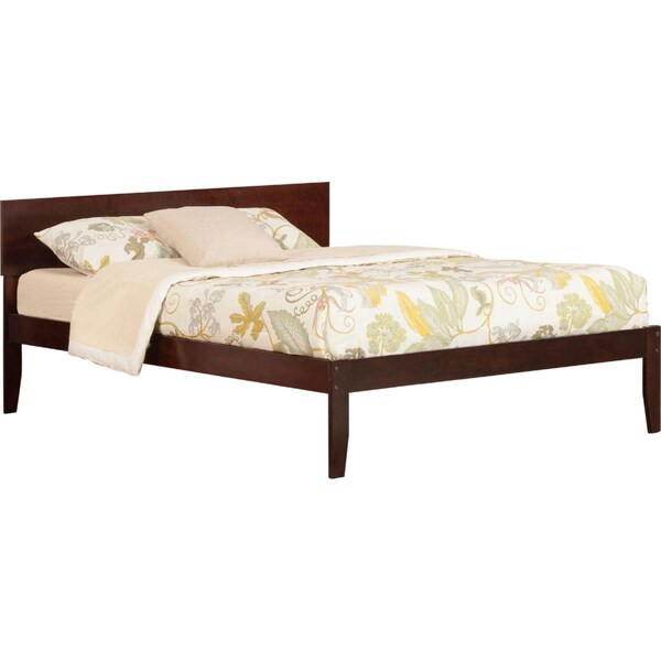 Atlantic Furniture Orlando Open Foot Bed, Antique Walnut - King - AR8151004