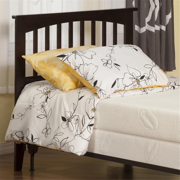 Atlantic Furniture Mission Queen Size Headboard, Espresso - AR287841