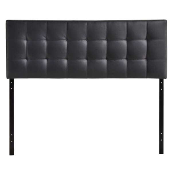 East End Imports Lily Queen Vinyl Headboard- Black - MOD-5130-BLK
