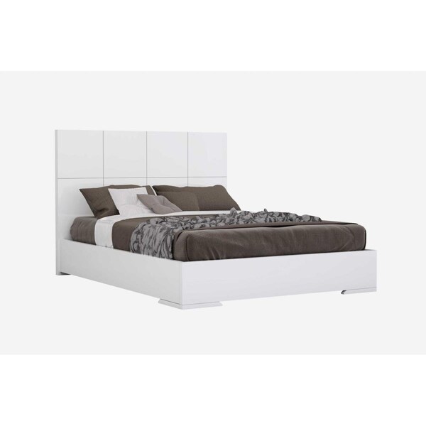 Gfancy Fixtures 63 x 84 x 48 in. Gray Bed, Queen Size - GF3100372