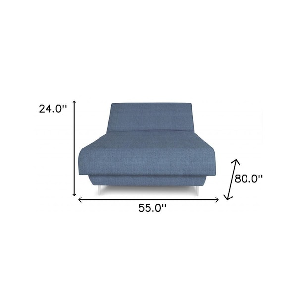 Gfancy Fixtures Adjustable Hybrid Storage Bed with Full Mattress, Navy Blue - GF3679881