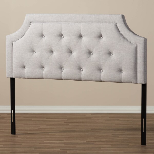 Baxton Studio Mars Modern Greyish Beige King Size Headboard - 134-7262