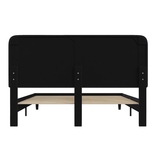 Flash Furniture Charcoal King Fabric Upholstered Platform Bed - HG-3WPB21-K04-K-BK-GG
