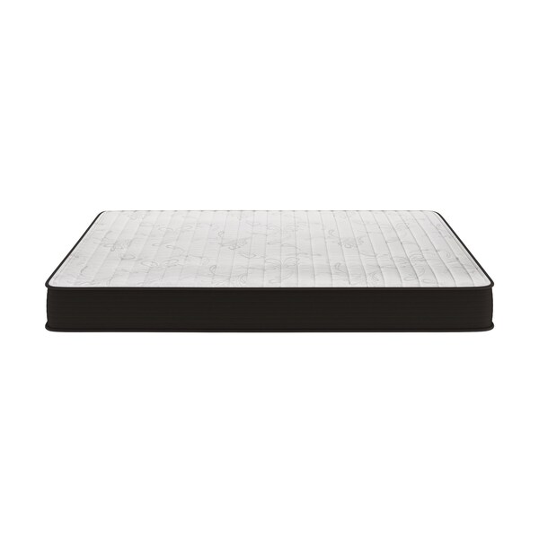 Flash Furniture Dream 8 Inch Hybrid Mattress, Full Size High Density Foam and Innerspring Mattress in a Box - DR-E238-B-F-GG