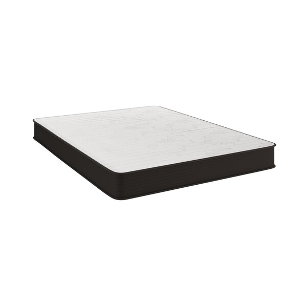 Flash Furniture Dream 8 Inch Hybrid Mattress, Full Size High Density Foam and Innerspring Mattress in a Box - DR-E238-B-F-GG