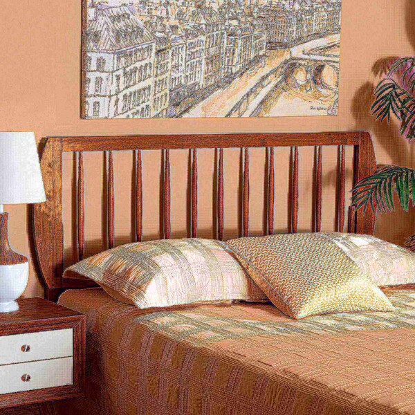 Baxton Studio Norman Modern and Contemporary Transitional Ash Walnut Finished Wood Queen Size Headboard - 181-11121-ZORO