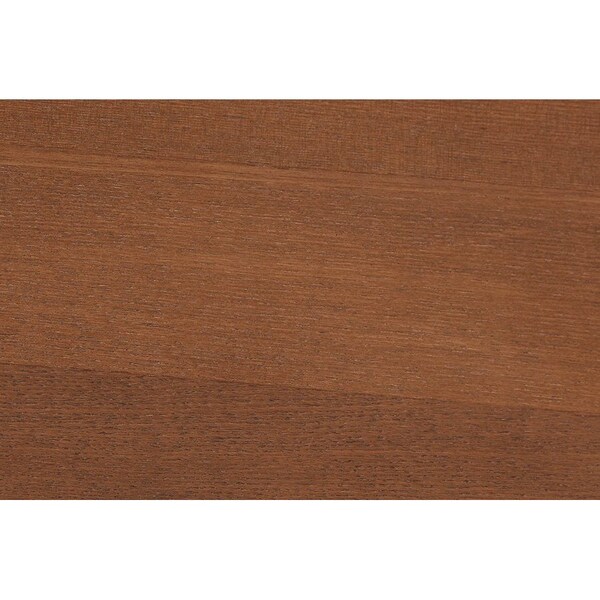 Baxton Studio Douglas Mid-Century Modern Grey Fabric and Walnut Brown Wood King Size Platform Bed - 246-12653-9412-ZORO