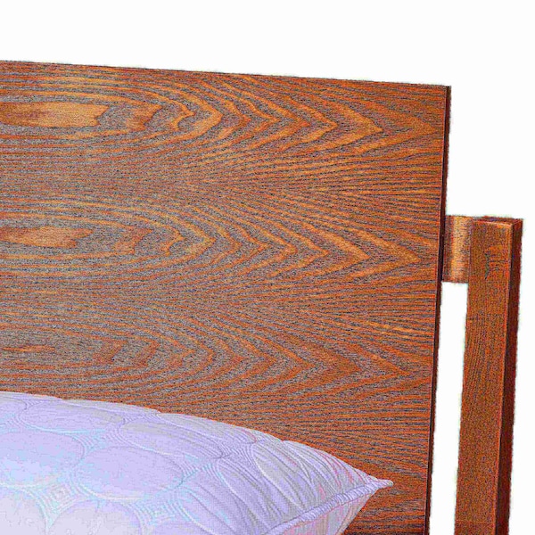 Baxton Studio Giuseppe Modern and Contemporary Walnut Brown Finished Queen Size Platform Bed - 183-11049-ZORO