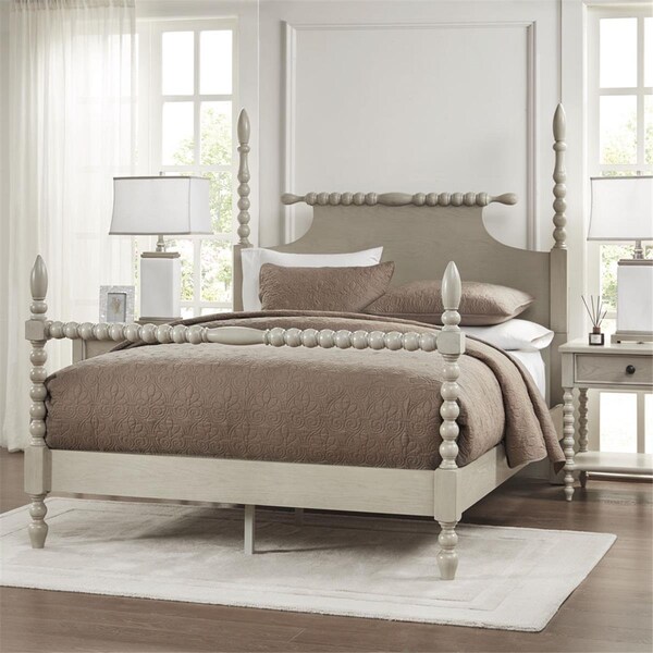 Madison Park Signature Beckett Bed, Natural - Queen Size - MPS115-0287