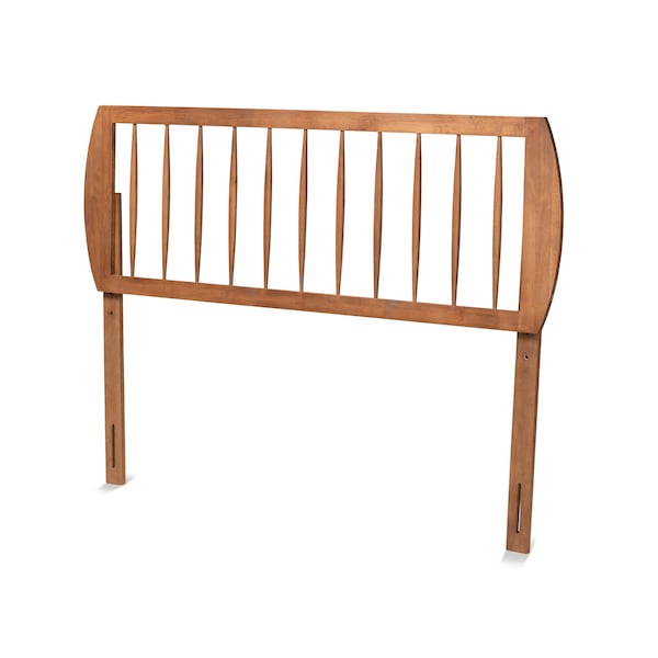 Baxton Studio Norman Modern and Contemporary Transitional Ash Walnut Finished Wood Full Size Headboard - 181-11120-ZORO