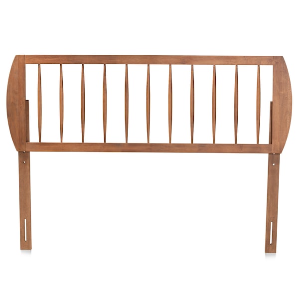 Baxton Studio Norman Modern and Contemporary Transitional Ash Walnut Finished Wood Full Size Headboard - 181-11120-ZORO