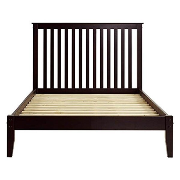 Ef EF Furniture SHK272 Mission Style Full Size Platform Bed - Cappuccino - SHK272