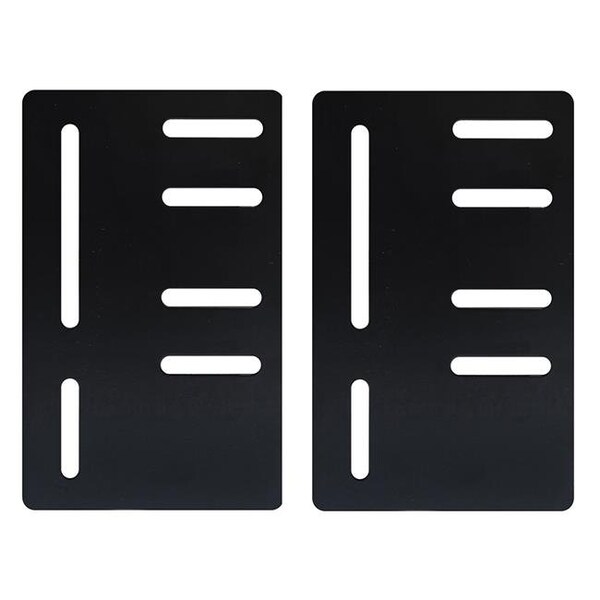 Hypersign Digital Signage Tristate Apartment Furnishres B9017 6.25 x 4 in. Structures Modification Plate for Special Headboards - Black - B9017