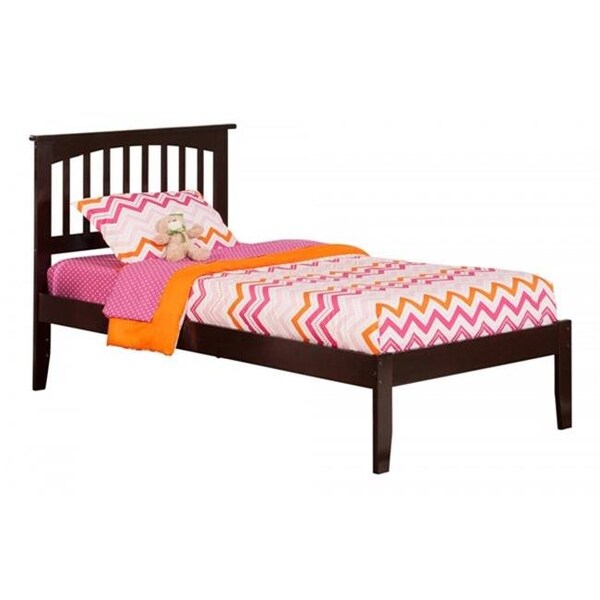 Atlantic Furniture Atlantic Furniture AR8711031 Mission Bed; Espresso - Twin Extra Large - AR8711031