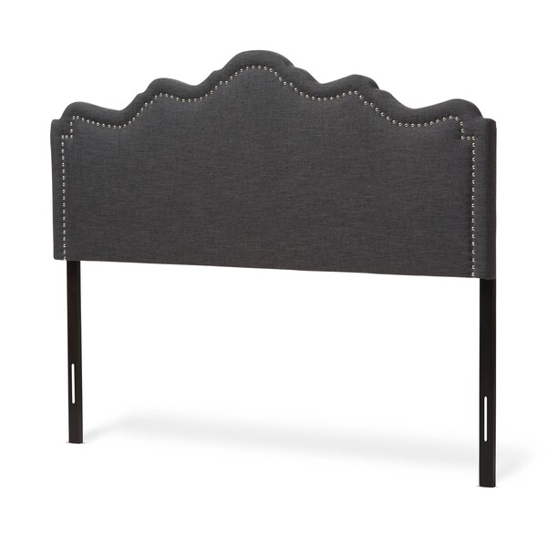 Baxton Studio Nadeen Modern Dark Grey Full Size Headboard - 134-7251