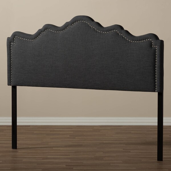 Baxton Studio Nadeen Modern Dark Grey Full Size Headboard - 134-7251