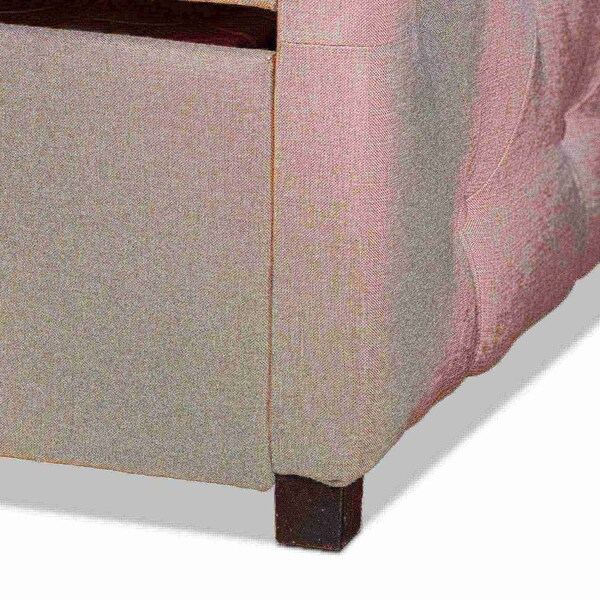 Baxton Studio Becker Modern and Contemporary Transitional Beige Fabric Queen Size Daybed with Trundle - 184-11091-ZORO