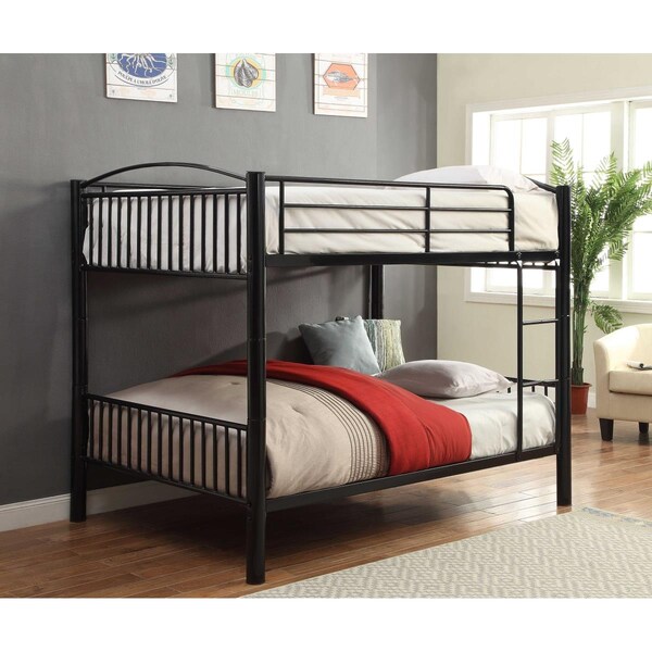 Oceantailer 67 x 78 x 56 in. Metal Full Over Full Bunkbed - Silver - 286166