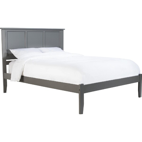 Atlantic Furniture Madison Queen Platform Bed With Open Foot Board - Grey - AR8641009