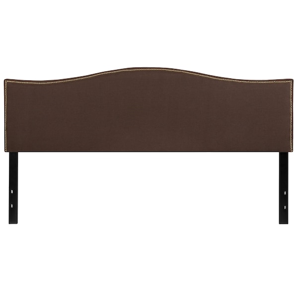 Flash Furniture King Size, Headboard, Brown Fabric - HG-HB1707-K-DBR-GG
