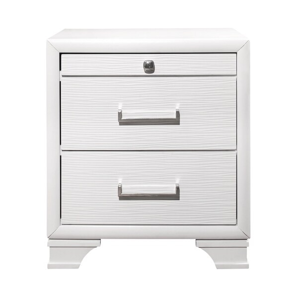 Global Furniture Usa Transitional Glam  Jordyn White Full Bed Group - 2848