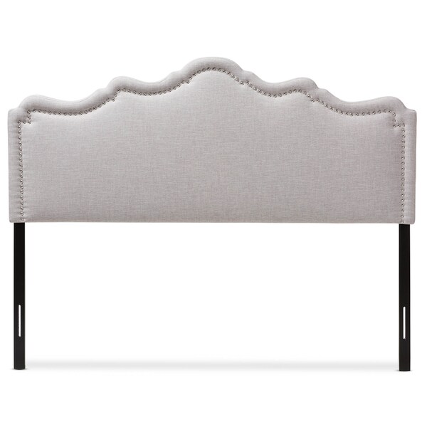 Baxton Studio Nadeen Modern Greyish Beige Queen Size Headboard - 134-7252