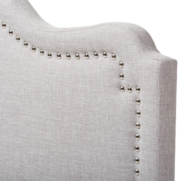 Baxton Studio Nadeen Modern Greyish Beige Queen Size Headboard - 134-7252