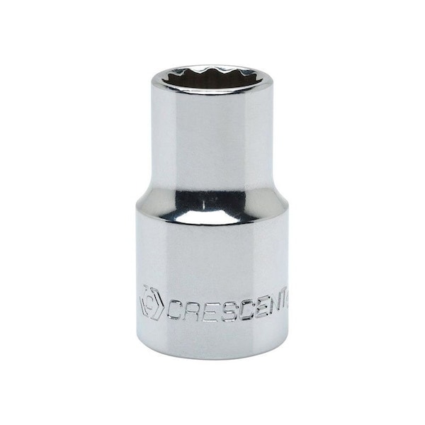 Weller Crescent 27 mm X 1/2 in. drive Metric 12 Point Standard Socket 1 pc - CDS87N