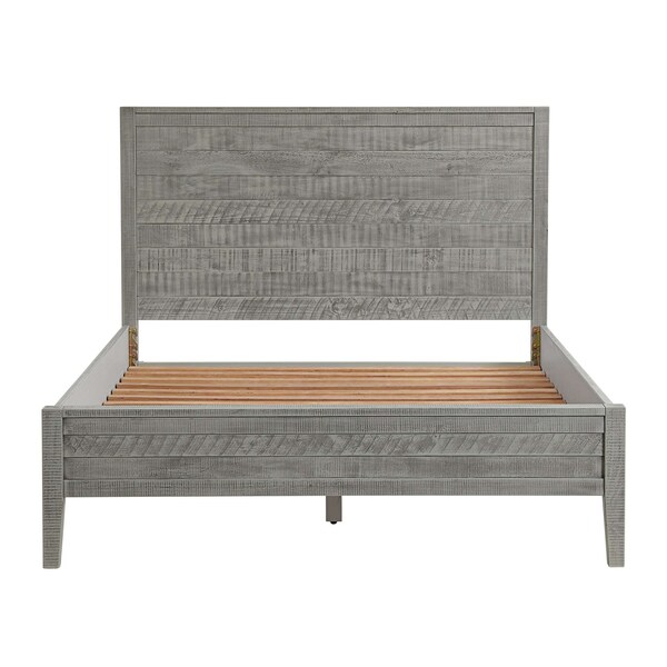 Alaterre Furniture Arden 5-Piece Wood Bedroom Set w/Queen Bed, Two 2-Drwr Nightstand, 5-Drwr Chest, 6-Drwr Dresser, Gray - ANAN011343032
