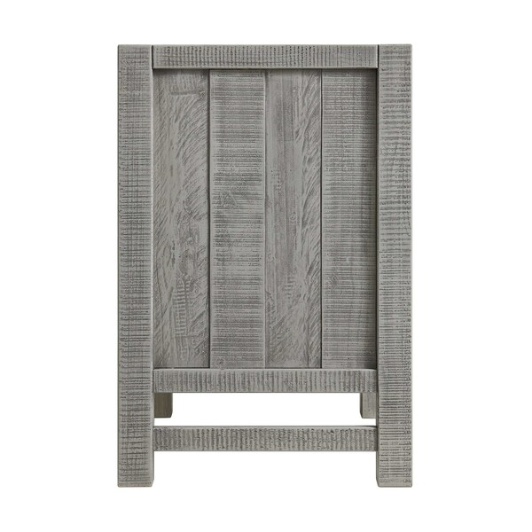 Alaterre Furniture Arden 5-Piece Wood Bedroom Set w/Queen Bed, Two 2-Drwr Nightstand, 5-Drwr Chest, 6-Drwr Dresser, Gray - ANAN011343032