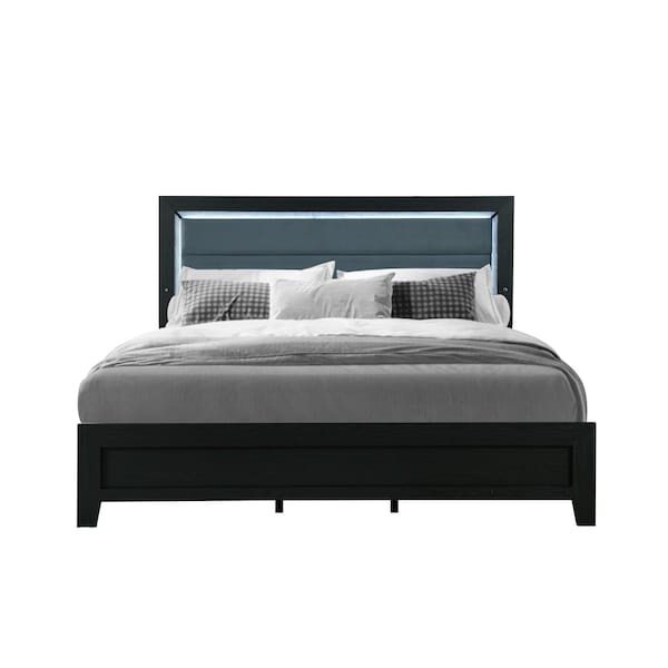 Global Furniture Usa REID-BLACK-FB W/LED-N - 6612