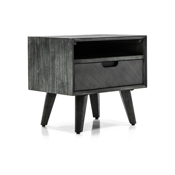 Armen Living Mohave 4 Piece Acacia Queen Bedroom Set with Dresser and Nightstands - SETMVBDQN4A