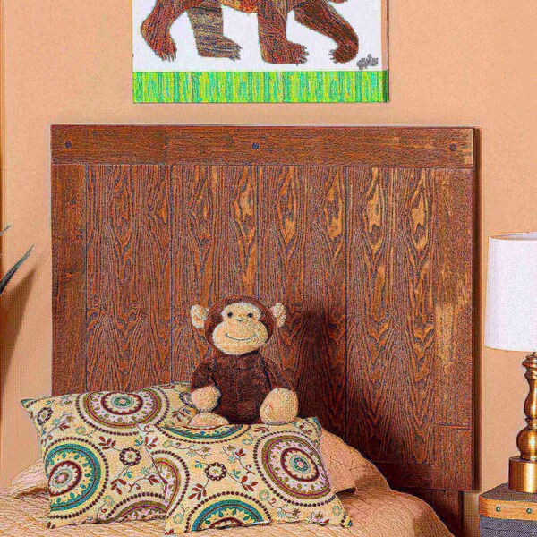 Baxton Studio Patwin Modern and Contemporary Transitional Ash Walnut Finished Wood Twin Size Headboard - 179-11154-ZORO