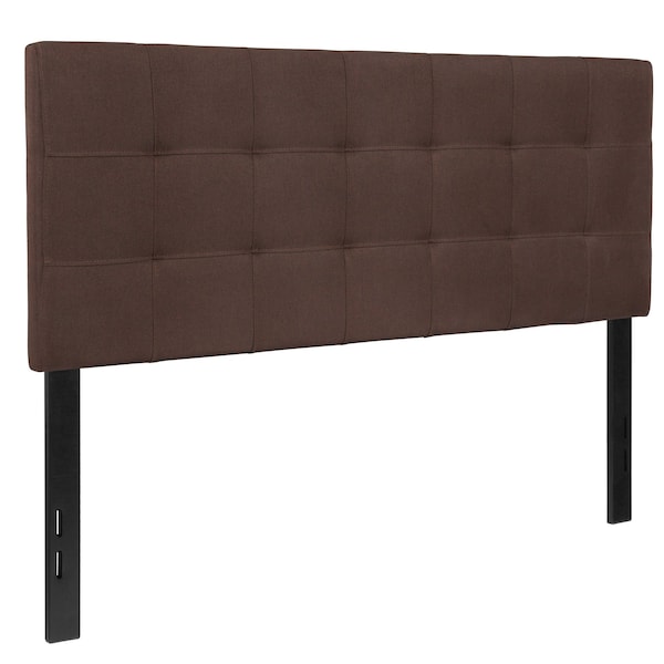 Flash Furniture Full Bedford, Headboard, Brown Fabric - HG-HB1704-F-DBR-GG