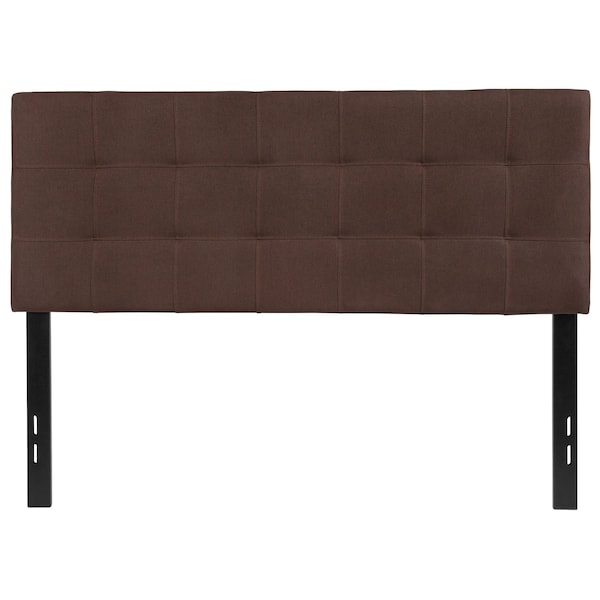 Flash Furniture Full Bedford, Headboard, Brown Fabric - HG-HB1704-F-DBR-GG