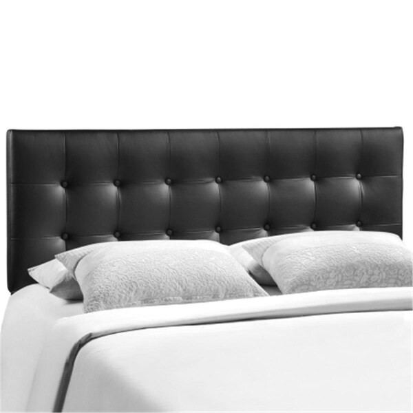East End Imports Emily Full Vinyl Headboard- Black - MOD-5173-BLK