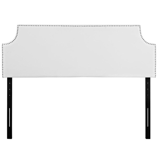 Modway Furniture Modway Laura Full Vinyl Headboard, White - MOD-5391-WHI